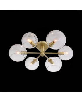 SL434.202.06 Люстра потолочная ST-Luce Латунь/Прозрачный E14 6*40W CALMARE-foto5