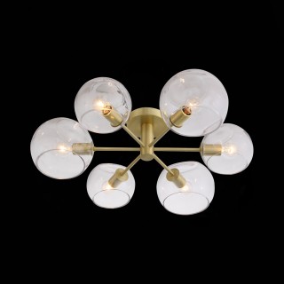 SL434.202.06 Люстра потолочная ST-Luce Латунь/Прозрачный E14 6*40W CALMARE-foto5