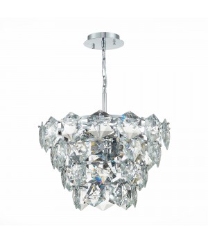 SL1631.103.06 Люстра подвесная ST-Luce Хром/Прозрачный E14 6*40W Viterbo-foto2