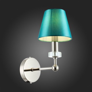 SL1755.171.01 Светильник настенный ST-Luce Никель/Зеленый E14 1*40W VIORE-foto7
