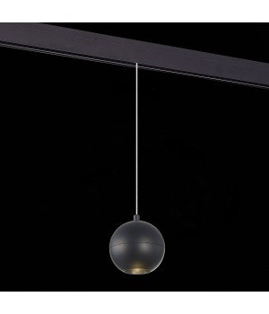 ST354.443.12 Магнитный трековый светильник подвесной Черный LED 1*12W 4000K 750Lm Ra>80 36° IP20 D100xH92 48V BOLE-foto3