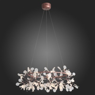 SL379.203.135 Люстра подвесная ST-Luce Медный/Белый LED 135*0,3W 3500K RAFINA-foto7