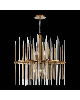 SL1628.303.08 Люстра подвесная ST-Luce Латунь/Прозрачный, Латунь E14 8*40W TERAMO-foto9