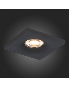 ST205.418.01 Св-к встр. Мат. черный GU10 1*50W L94xW94xH27 220V Без ламп GERA-foto9