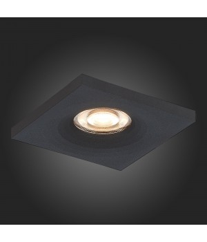 ST205.418.01 Св-к встр. Мат. черный GU10 1*50W L94xW94xH27 220V Без ламп GERA-foto9