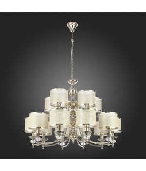 SL1750.103.15 Люстра подвесная ST-Luce Никель/Золотистый E14 15*40W CORESIA-foto6