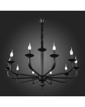 SL1114.403.10 Люстра подвесная ST-Luce Черный E14 10*40W FORTEZA-foto4