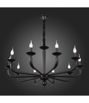 SL1114.403.10 Люстра подвесная ST-Luce Черный E14 10*40W FORTEZA-foto4