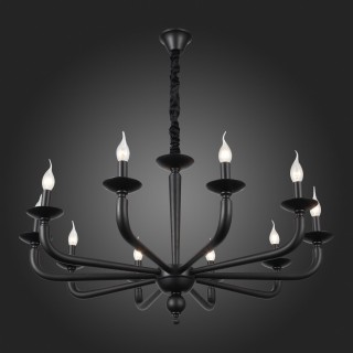 SL1114.403.10 Люстра подвесная ST-Luce Черный E14 10*40W FORTEZA-foto4