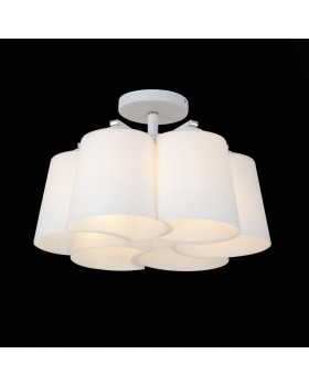 SL543.502.06 Люстра потолочная ST-Luce Серебристый/Белый E27 6*60W CHIELLO-foto2