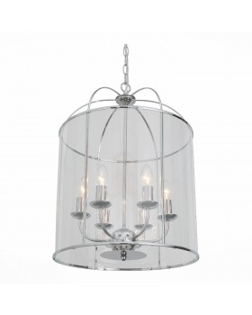 SL267.103.06 Люстра подвесная ST-Luce Хром/Прозрачный E14 6*40W ODIERNO-foto2
