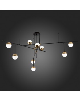 SL1507.422.09 Люстра потолочная ST-Luce Черный/Белый, Золотистый G9 9*5W 4000K ALBERO-foto7