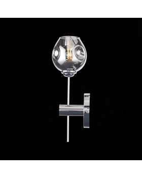 SL1500.101.01 Светильник настенный ST-Luce Хром/Дымчатый E14 1*40W FOVIA-foto5