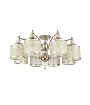 SL1750.102.08 Люстра потолочная ST-Luce Никель/Золотистый E14 8*40W CORESIA-foto2