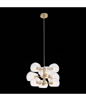 SL434.203.09 Люстра подвесная ST-Luce Латунь/Прозрачный E14 9*40W CALMARE-foto3