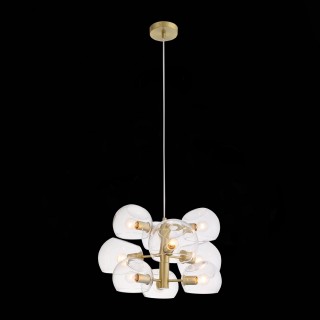 SL434.203.09 Люстра подвесная ST-Luce Латунь/Прозрачный E14 9*40W CALMARE-foto3