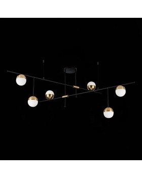 SL1507.422.06 Люстра потолочная ST-Luce Черный/Белый, Золотистый G9 6*5W 4000K ALBERO-foto5