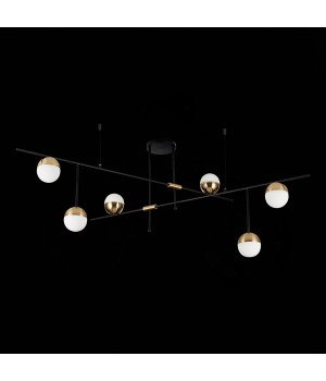 SL1507.422.06 Люстра потолочная ST-Luce Черный/Белый, Золотистый G9 6*5W 4000K ALBERO-foto5