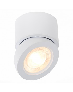 ST654.532.10 Светильник потолочный Белый LED 1*10W 3000K 850Lm Ra>90 38° IP20 D95xH96 180-240V ST654