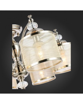 SL1750.102.06 Люстра потолочная ST-Luce Никель/Золотистый E14 6*40W CORESIA-foto9