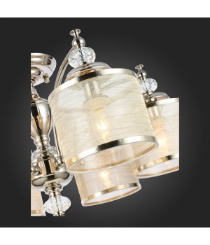 SL1750.102.06 Люстра потолочная ST-Luce Никель/Золотистый E14 6*40W CORESIA-foto9