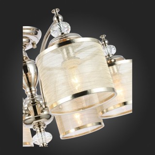 SL1750.102.06 Люстра потолочная ST-Luce Никель/Золотистый E14 6*40W CORESIA-foto9