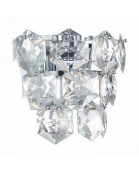 SL1631.101.01 Бра ST-Luce Хром/Прозрачный E14 1*40W Viterbo-foto3