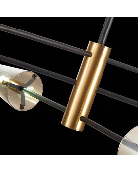 SL1209.302.06 Светильник потолочный ST-Luce Бронза,Черный/Дымчатый E14 6*40W MORAVE-foto6