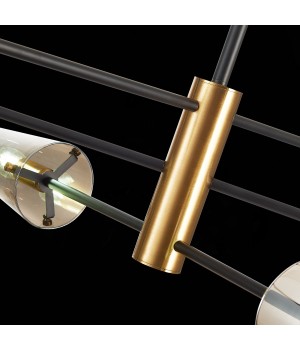 SL1209.302.06 Светильник потолочный ST-Luce Бронза,Черный/Дымчатый E14 6*40W MORAVE-foto6