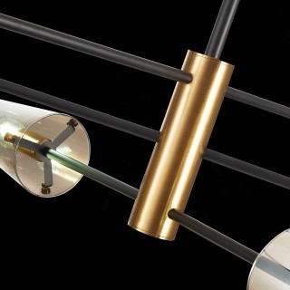 SL1209.302.06 Светильник потолочный ST-Luce Бронза,Черный/Дымчатый E14 6*40W MORAVE-foto6