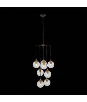 SL234.443.08 Люстра подвесная ST-Luce Черный, Золото/Прозрачный E27 8*40W VARIETA-foto5