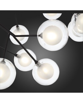 SL376.403.36 Светильник подвесной ST-Luce Черный/Прозрачный, Белый G4 LED 36*2W DEMELE-foto6