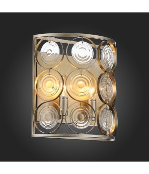 SL1105.201.02 Светильник настенный ST-Luce Золотистый с патиной/Золотистый, Прозрачный E14 2*60W SERANDA-foto7