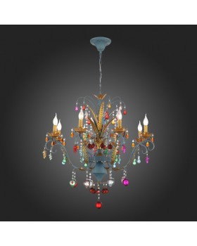 SL426.763.08 Люстра подвесная ST-Luce Разноцветный E14 8*40W JOANNA-foto6