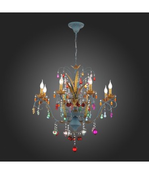 SL426.763.08 Люстра подвесная ST-Luce Разноцветный E14 8*40W JOANNA-foto6