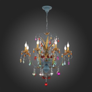 SL426.763.08 Люстра подвесная ST-Luce Разноцветный E14 8*40W JOANNA-foto6