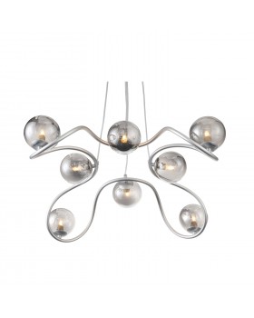 SL1502.103.08 Светильник подвесной ST-Luce Хром/Дымчатый G9 8*5W LEGATEZZA-foto15