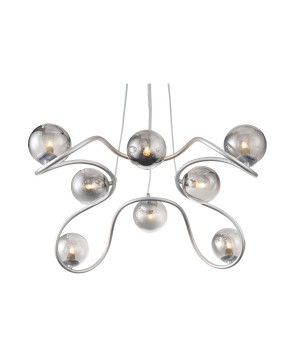 SL1502.103.08 Светильник подвесной ST-Luce Хром/Дымчатый G9 8*5W LEGATEZZA-foto15