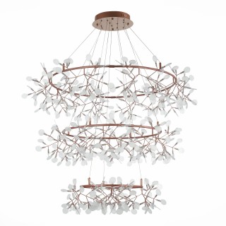 SL379.203.486 Люстра подвесная ST-Luce Медный/Белый LED 486*0,5W 3500K RAFINA-foto2