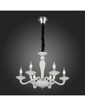 SL1112.503.06 Люстра подвесная ST-Luce Хром, Белый/Белый E14 6*40W SERENATTA-foto9