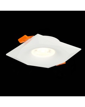 ST203.508.01 Св-к встр. Мат. белый GU10 1*50W L95xW95xH25 220V Без ламп OVASIS-foto4