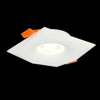 ST203.508.01 Св-к встр. Мат. белый GU10 1*50W  L95xW95xH25 220V Без ламп OVASIS-foto4