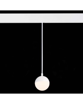 ST358.533.07 Магнитный трековый светильник подвесной белый LED 1*7W 3000K 520Lm Ra>80 120° IP20 D90xH90 48V PIBOLE-foto4