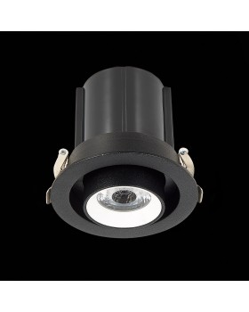ST702.448.12 Св-к встр. Черный LED 1*12W 4000K 900Lm Ra80 24° IP20 D90xH92 180-240V ST702-foto6
