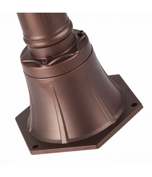 SL080.415.01 Светильник уличный наземный ST-Luce Темный кофе/Прозрачный, Темный кофе E27 1*60W LASTERO-foto4