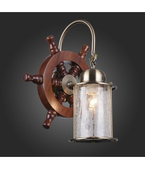 SL150.301.01 Бра ST-Luce Бронза, коричневый/Прозрачный с эфектом трещин E27 1*40W VOLANTINO-foto3