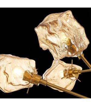 SL1175.302.06 Люстра потолочная ST-Luce латунь/янтарный E14 6*40W Portici-foto6