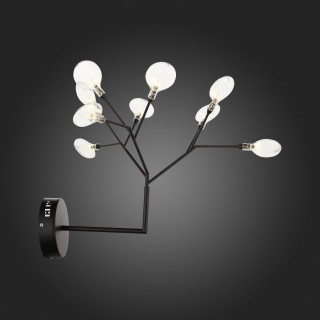 SL411.401.09 Бра ST-Luce Черный/Прозрачный G4 9*1,5W RICCARDO-foto8