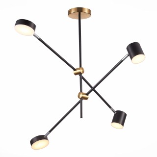 SL1604.432.04 Светильник потолочный ST-Luce Черный, Латунь/Черный LED 4*5W 3000K RODRIGO-foto2