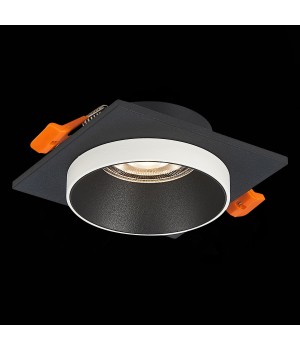 ST206.418.01 Св-к встр. Мат. черный GU10 1*50W L92xW92xH41 220V Без ламп CHOMIA-foto4